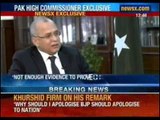 Pakistan High Commissioner speaks exclusively to NewsX