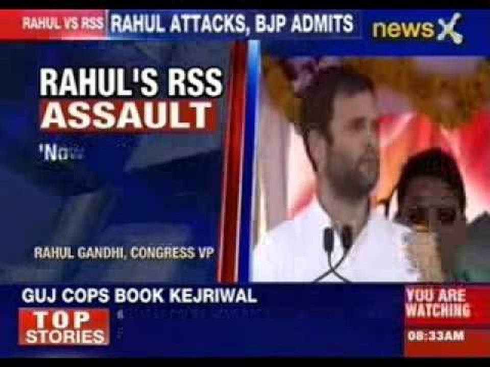 Rahul Gandhi says RSS people killed Mahatma Gandhi
