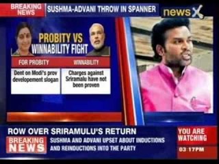 Sushma Swaraj and LK Advani upset about inductions and reinductions into the party