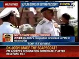 Navy Chief Admiral DK Joshi resigns over the accident