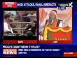 Narendra Modi addresses a rally in Karnataka, Rahul Gandhi in Uttar Pradesh