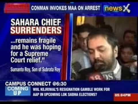 Supreme Court has issued a non-bailable warrant against Subrata Roy