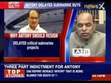 AK Antony delayed Submarine buys