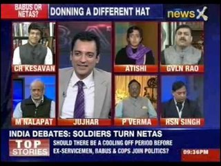 India Debates : Should servicemen join politics ?