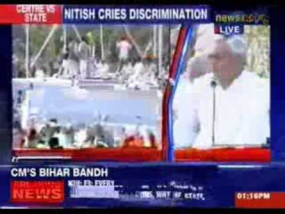 Nitish Kumar blames the PM for bending rules, bandh in Bihar