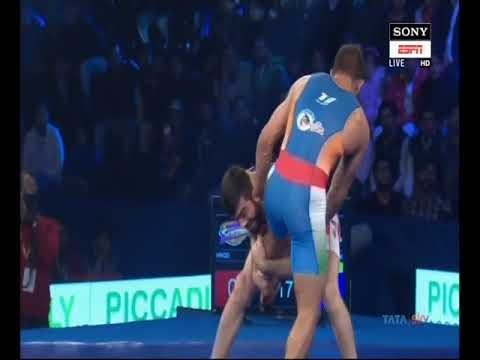 PWL 3 Day 4: Khetik Tsabolov Vs Vinod Omprakash at Pro Wrestling league 2018 |Highlights