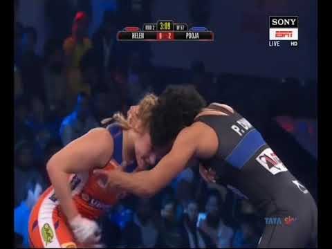PWL 3 Day 8: Helen Maroulis VS Pooja Dhanda Pro Wrestling League at season 3 |Full Match