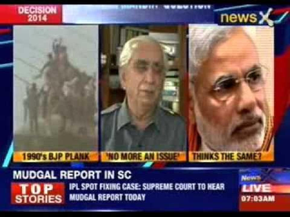 Ram Mandir Issue: 'It's an emotional and not a political issue', says Jaswant Singh