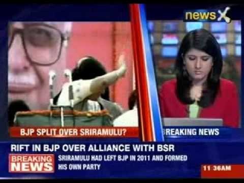 Sushma Swaraj tweets opposing move of inducting Sriramulu to BJP