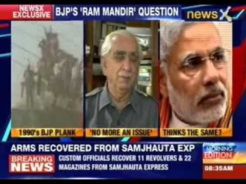 Jaswant Singh: 'Ram Mandir not be part of BJP's agenda for Lok Sabha election'