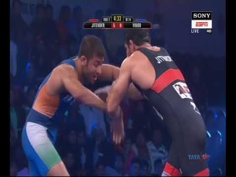 PWL 3 Day 10: Jitender Kinha VS Vinod Omprakash Pro Wrestling League at season 3 | Highlights