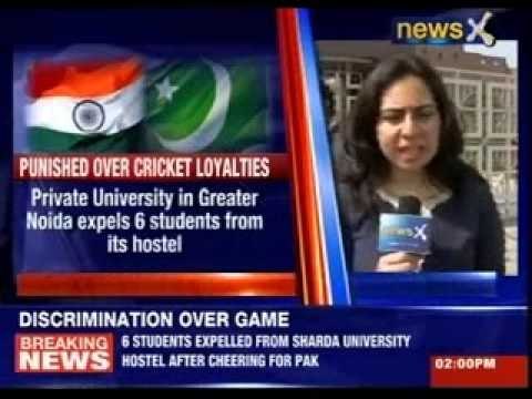 Six students expelled for cheering Pakistan at Sharda University