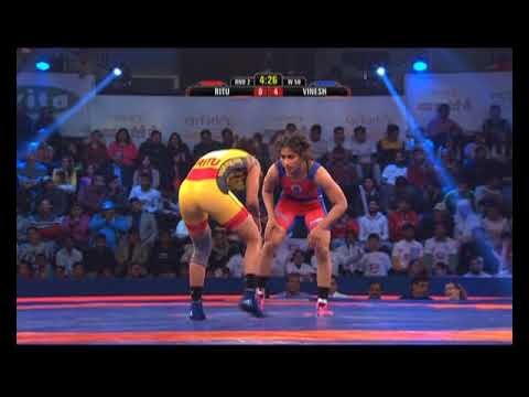 PWL 3 Day 11: Ritu Phogat Vs Vinesh Phogat at Pro Wrestling League season 3 | Highlights