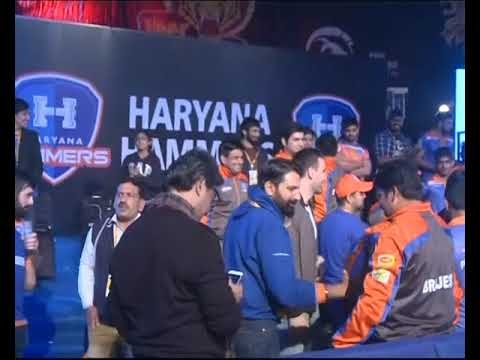 PWL 3 Day 11: Visuals of Haryana Hammers after the victory against Mumbai Maharathi