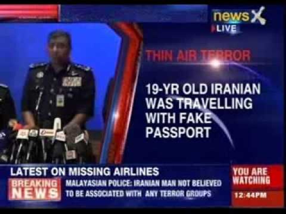 An Iranian was travelling with fake passport in Malaysia Airlines