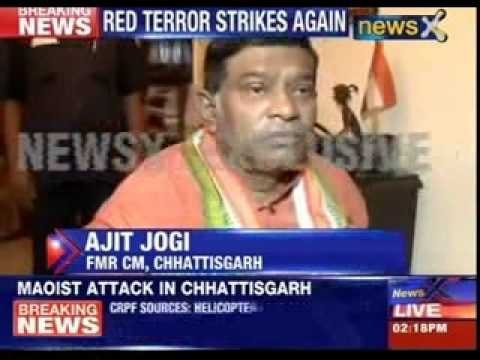 Former CM Ajit Jogi hits out at state government for increasing Maoists attacks