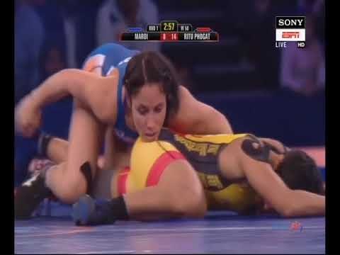 PWL 3 Day 13: Maroi Mezien Vs Ritu Phogat at Pro Wrestling League season 3 | Full Match