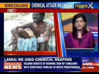Lankan 'soldier' claims chemical attack on Tamil civilians