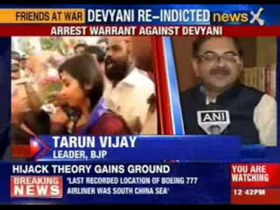 US issues arrest warrant against Devyani Khobra...