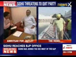 Navjot Singh Sidhu threatens to quit party