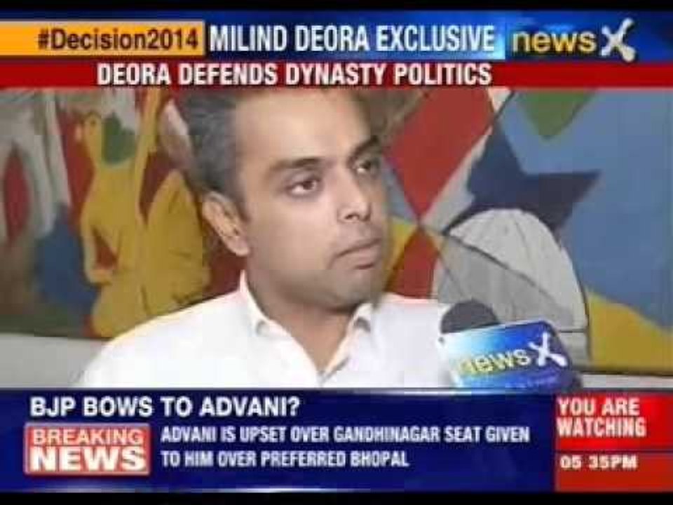 Milind Deora's exclusive interview