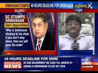 Supreme Court asks N Srinivasan to quit