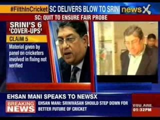 Srinivasan must quit, says Supreme Court