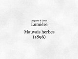 Auguste & Louis Lumière: Mauvaises herbes (1896)