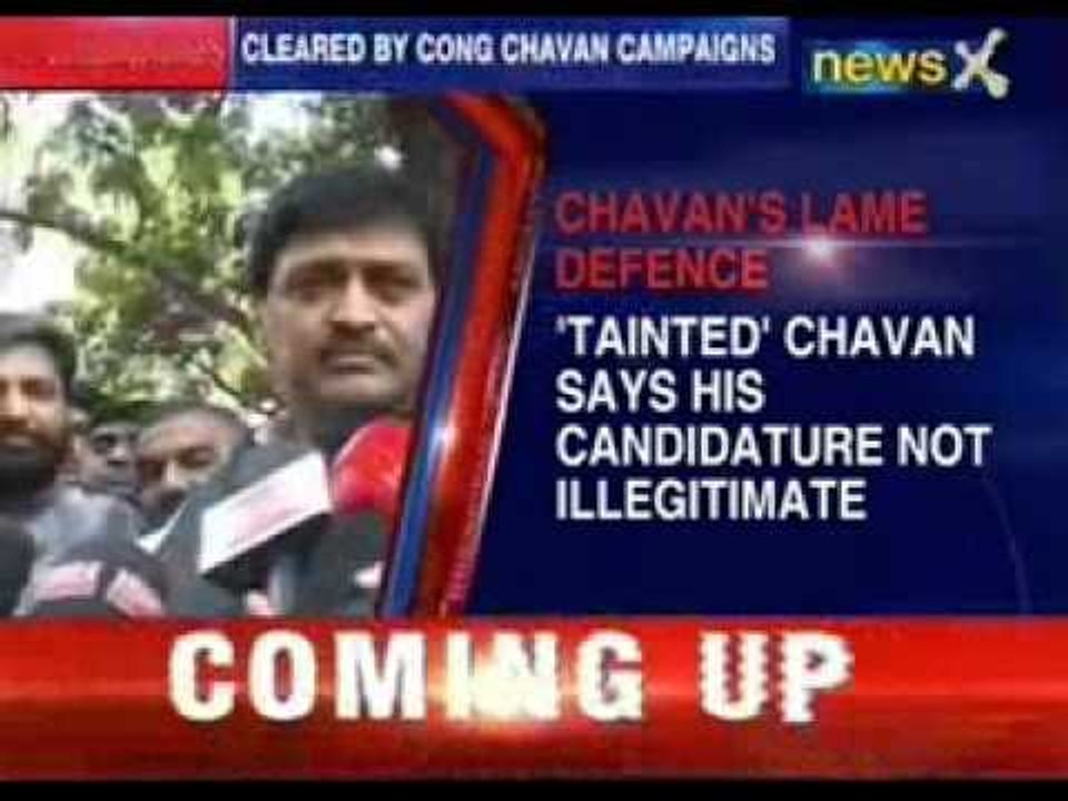 'Tainted' Chavan says his candidature not illegitimate