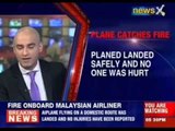 Another Malaysian plane catches fire