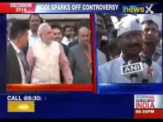 Modi always evades real issues says Kejriwal