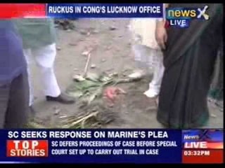 Ruckus in Congress's Lucknow office