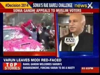 Sonia Gandhi accused of politics of secularism