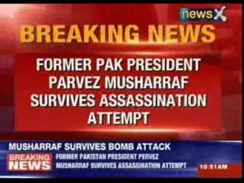 Parvez Musharraf survives assassination attempt