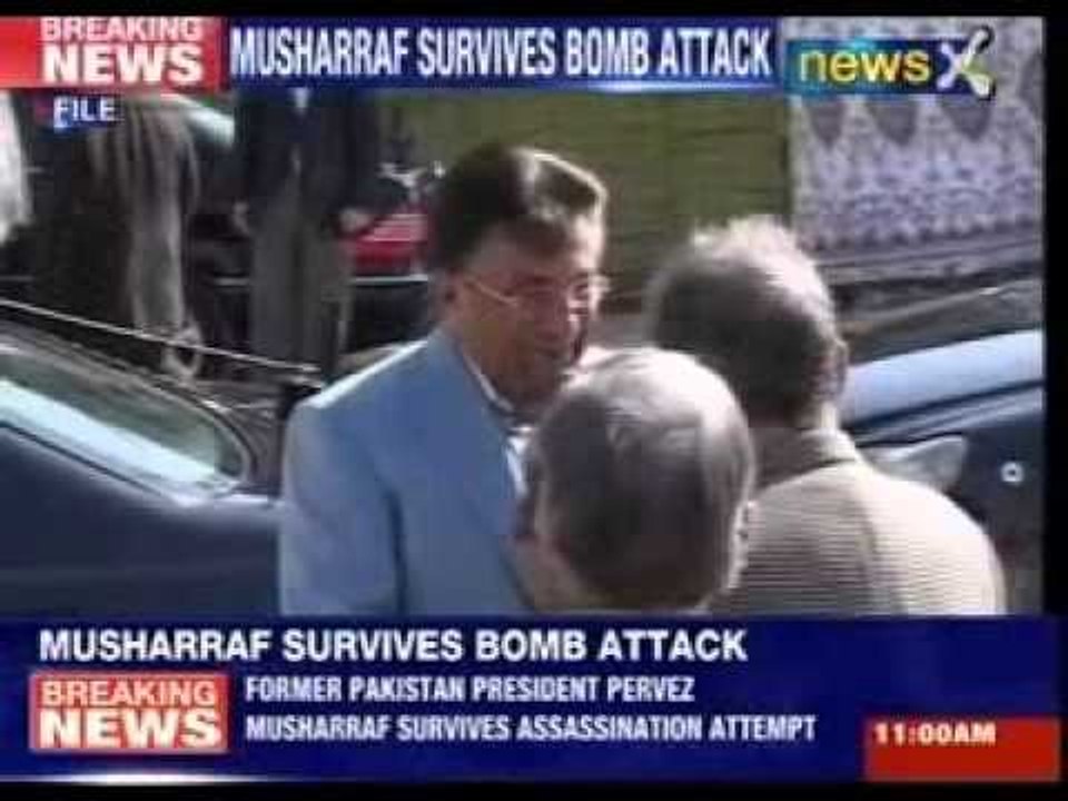 Parvez Musharraf survives bomb attack