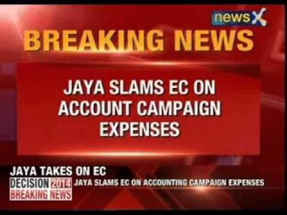 Jayalalithaa hits the Election Commission