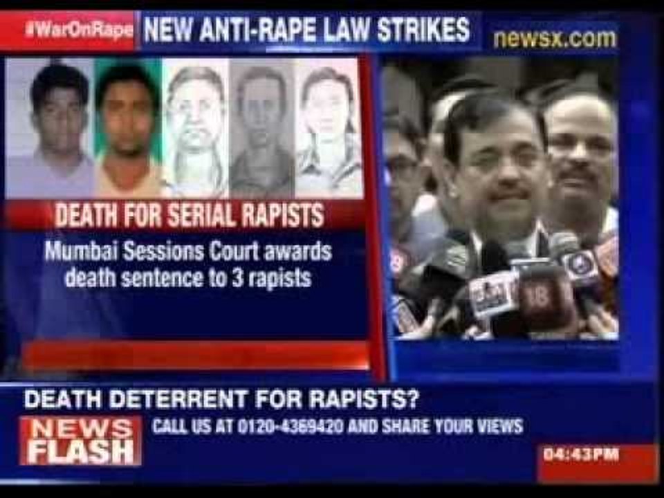 Three convicts in Shakti Mill Gangrape case get death sentence