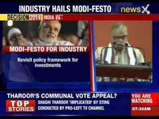 India Inc's thumps up to Modi-festo