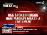 RSS demands action against Azam Khan
