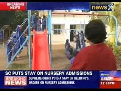 Supreme Court puts stay on nursery admissions