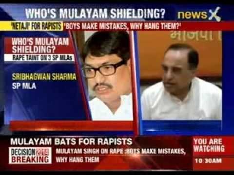 Mulayam Singh Yadav defends rapists, slammed