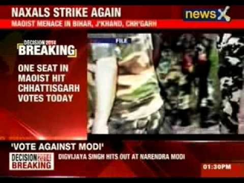 One seat in maoist hit Chhattisgarh votes today