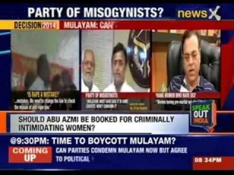 If parties are so serious about women issues then shouldn't they boycott Mulayam?