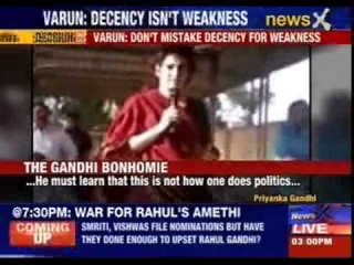 Varun Gandhi's veiled attack on Priyanka Gandhi; says don't see inherent decency as weakness