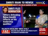 BJP: Smriti Irani to file nomination papers from Amethi today