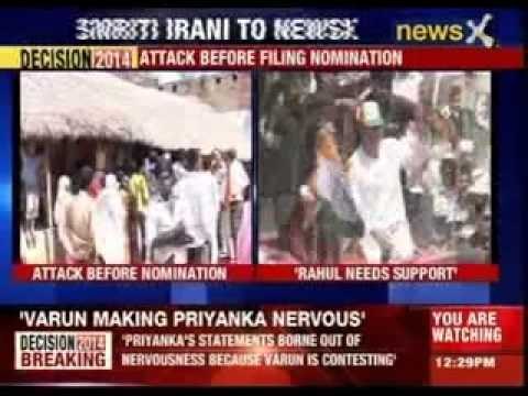 BJP: Smriti Irani attacks Rahul Gandhi and Kumar Vishwas