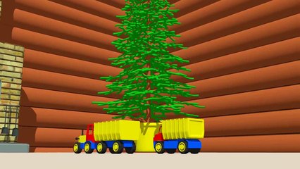 #Hélicoptère, Camion, Tracteur avec remorque - décoration usine | Vidéo pour les bébés et les Enfants | Histoire