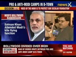 Pro and anti-Modi camps in Bollywood-town
