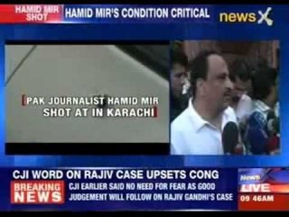 Hamid Mir shot in Karachi