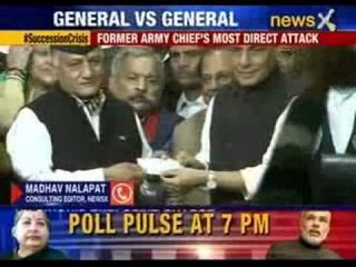 VK Singh's explosive charge